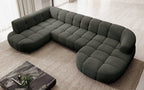 Canapé panoramique convertible électrique SAVONA XL - 355 x 205 x 183 cm - WERSAL