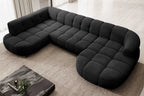 Canapé panoramique convertible électrique SAVONA XL - 355 x 205 x 183 cm - WERSAL