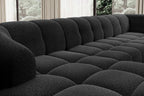 Canapé panoramique convertible électrique SAVONA XL - 355 x 205 x 183 cm - WERSAL