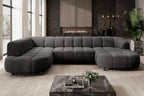 Canapé panoramique convertible électrique SAVONA XL - 355 x 205 x 183 cm - WERSAL