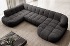 Canapé panoramique convertible électrique SAVONA XL - 355 x 205 x 183 cm - WERSAL