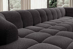 Canapé panoramique convertible électrique SAVONA XL - 355 x 205 x 183 cm - WERSAL