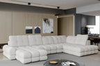 Canapé panoramique convertible électrique VOLTERRA XL - 400 x 217 x 171 cm - WERSAL
