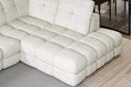 Canapé panoramique convertible électrique VOLTERRA XL - 400 x 217 x 171 cm - WERSAL