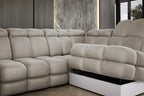 Canapé panoramique convertible électrique VOLTERRA XL - 400 x 217 x 171 cm - WERSAL