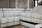 Canapé panoramique convertible électrique VOLTERRA XL - 400 x 217 x 171 cm - WERSAL