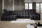 Canapé Panoramique Convertible Électrique TOLLO XL - 400 x 217 x 171 cm WERSAL