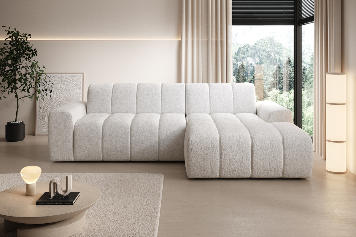 Canapé d'Angle Convertible Électrique FAENZA - 266 x 170 cm