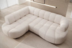Canapé d'angle convertible électrique SAVONA L - 271 x 205 cm - WERSAL