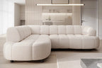 Canapé d'angle convertible électrique SAVONA L - 271 x 205 cm - WERSAL
