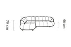 Canapé d'angle convertible électrique SAVONA L - 271 x 205 cm - WERSAL