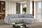 Canapé d'Angle Convertible avec Coffre de Rangement GLYCINE L - 269 x 205 cm WERSAL