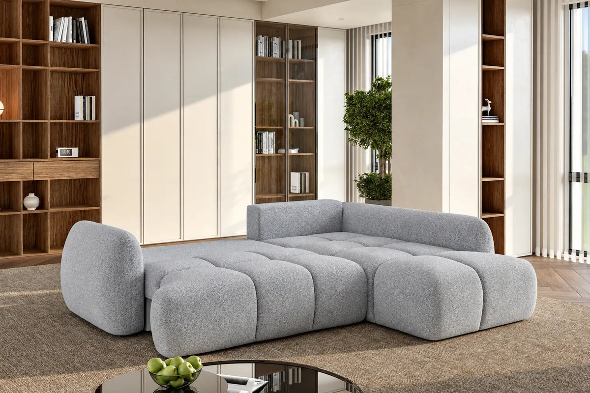 Canapé d'Angle Convertible avec Coffre de Rangement GLYCINE L - 269 x 205 cm WERSAL