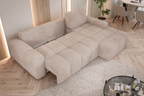 Canapé d'Angle Convertible avec Coffre de Rangement MIMOSA - 291 x 176 cm
