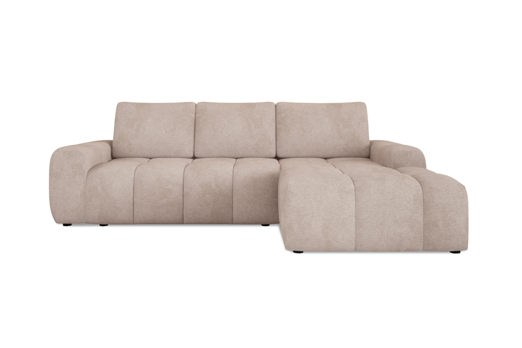 Canapé d'Angle Convertible avec Coffre de Rangement MIMOSA - 291 x 176 cm