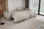 Canapé d'Angle Convertible avec Coffre de Rangement MYOSOTIS - 273 x 183 cm