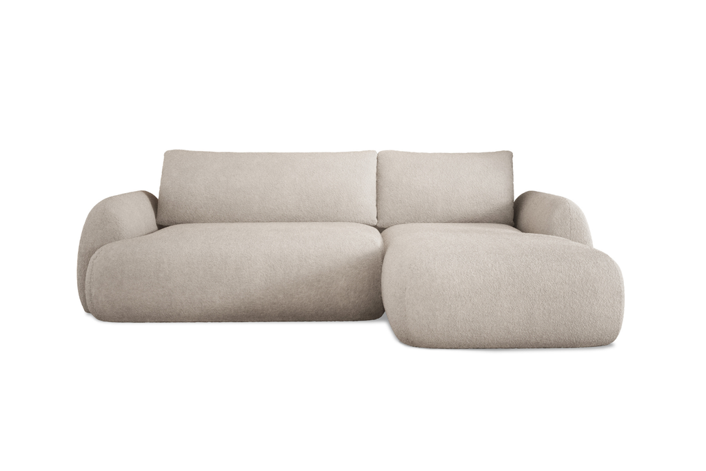Canapé d'Angle Convertible avec Coffre de Rangement MYOSOTIS - 273 x 183 cm