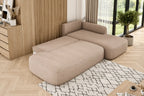 Canapé d'Angle Convertible avec Coffre de Rangement PIVOINE S - 300 x 183 cm WERSAL