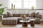 Canapé d'angle AURORA Marron - 293 x 160 cm HOUSE NORDIC