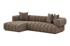 Canapé d'angle AURORA Marron - 293 x 160 cm HOUSE NORDIC