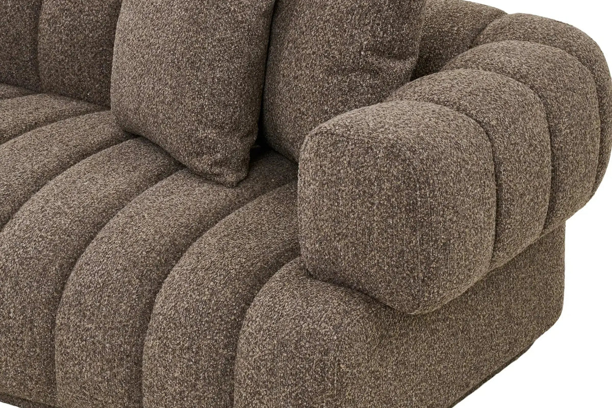 Canapé d'angle AURORA Marron - 293 x 160 cm HOUSE NORDIC