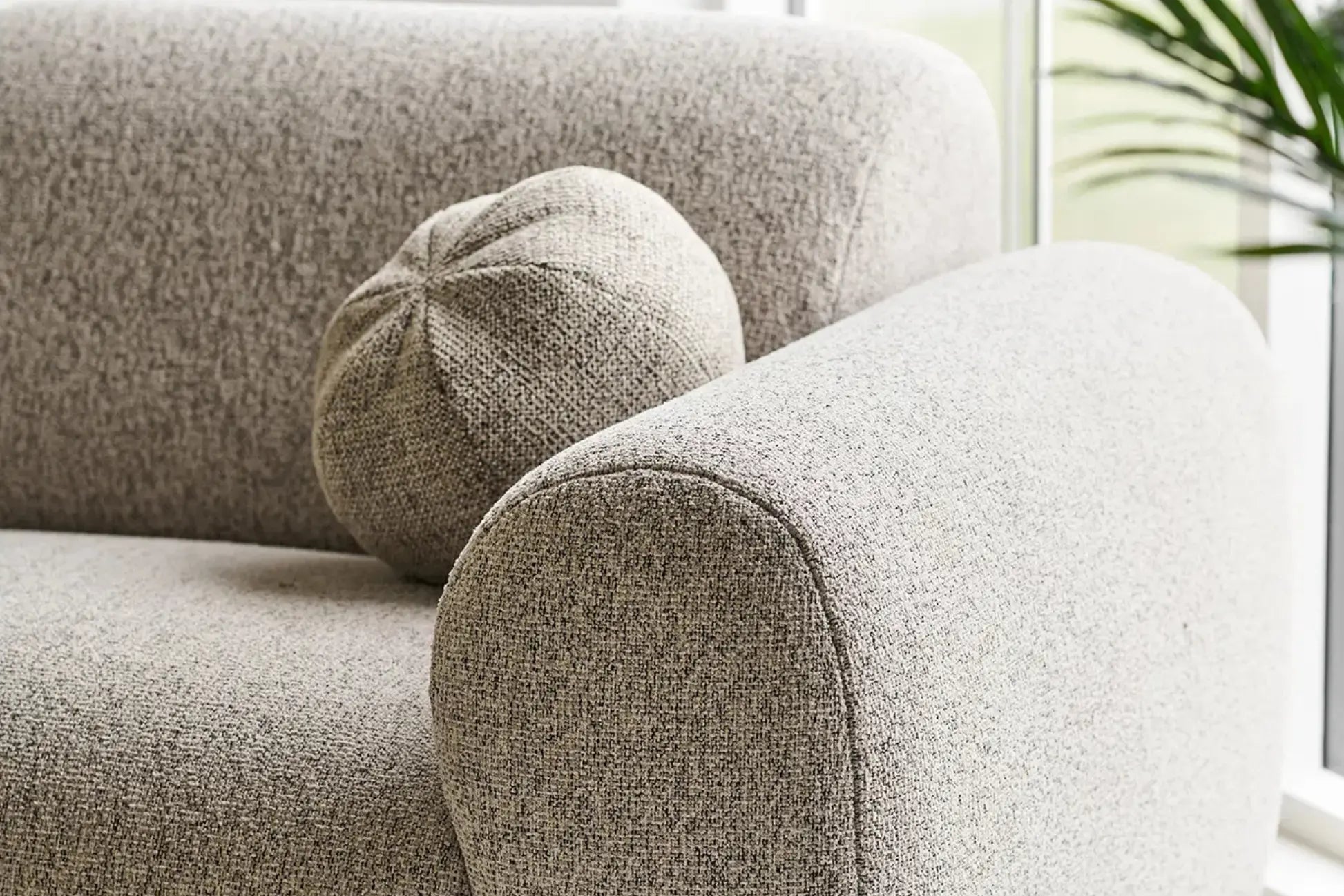 Canapé d'angle CLYDE Gris Pierre - 300 x 177 cm HOUSE NORDIC