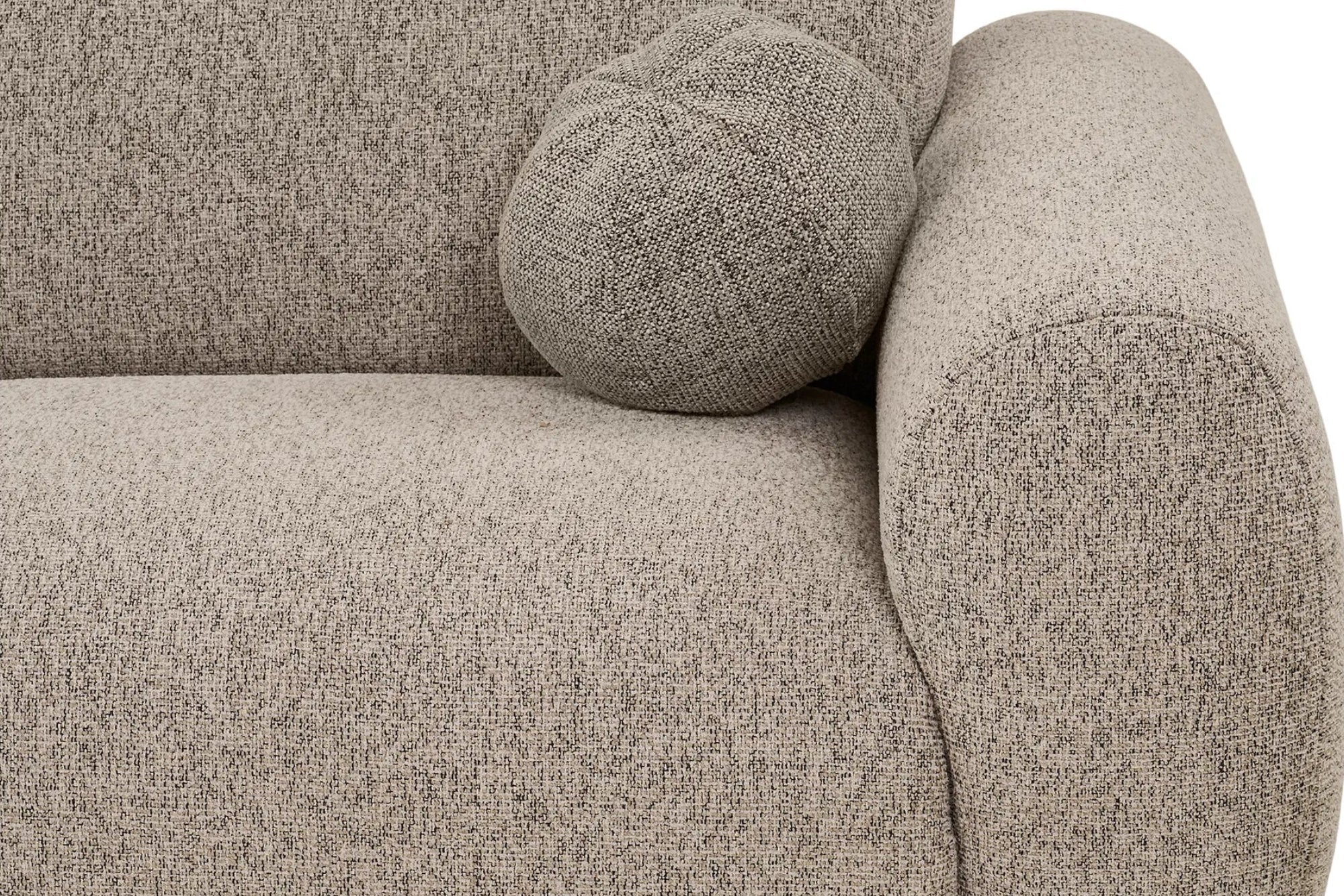 Canapé d'angle CLYDE Gris Pierre - 300 x 177 cm HOUSE NORDIC