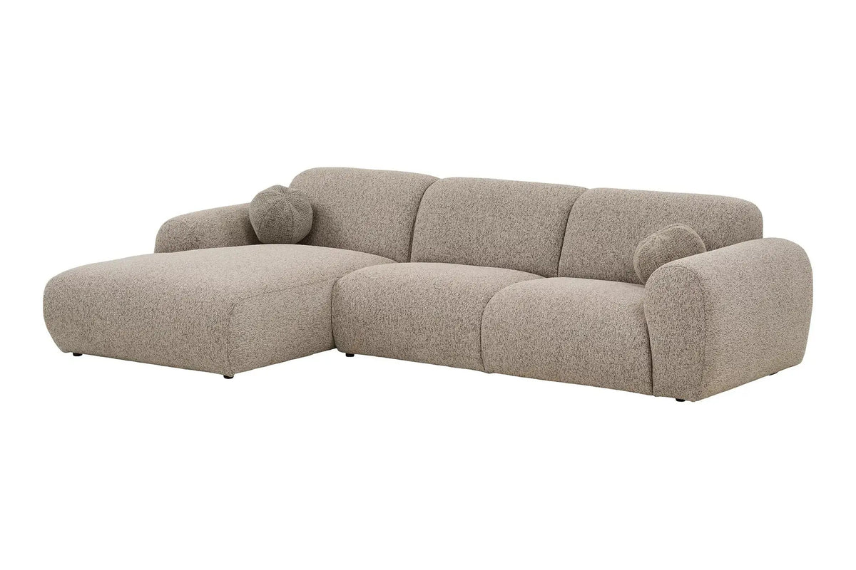 Canapé d'angle CLYDE Gris Pierre - 300 x 177 cm HOUSE NORDIC