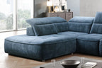 Canapé d'angle convertible électrique MAGELLAN L - 296 x 227 cm - WERSAL
