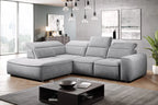 Canapé d'angle convertible électrique MAGELLAN L - 296 x 227 cm - WERSAL