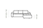 Canapé d'angle convertible électrique MAGELLAN S - 275 x 182 cm - WERSAL