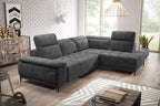 Canapé d'angle convertible électrique PRISMA L - 278 x 204 cm - WERSAL