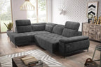 Canapé d'angle convertible électrique PRISMA L - 278 x 204 cm - WERSAL