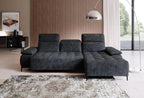 Canapé d'angle convertible électrique PRISMA S - 277 x 177 cm - WERSAL