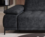 Canapé d'angle convertible électrique PRISMA S - 277 x 177 cm - WERSAL