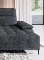 Canapé d'angle convertible électrique PRISMA S - 277 x 177 cm - WERSAL