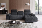 Canapé d'angle convertible électrique PRISMA S - 277 x 177 cm - WERSAL