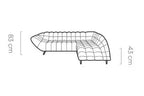 Canapé d'angle convertible électrique SIERRA - 278 x 197 cm - WERSAL