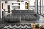 Canapé d'angle convertible électrique IMPERIAL S - 270 x 177 cm - WERSAL