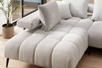 Canapé d'angle convertible électrique PULSAR L - 258 x 210 cm - WERSAL
