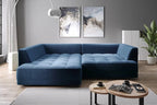 Canapé d'angle convertible électrique LIVORNO S - 286 x 207 cm - WERSAL