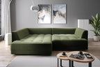 Canapé d'angle convertible électrique LIVORNO S - 286 x 207 cm - WERSAL