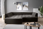 Canapé d'angle convertible électrique LIVORNO S - 286 x 207 cm - WERSAL