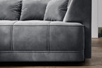 Canapé d'angle convertible électrique LIVORNO S - 286 x 207 cm - WERSAL
