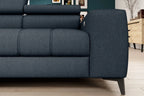 Canapé d'angle convertible électrique avec coffre de rangement MODENA - 280 x 196 cm - WERSAL