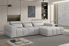 Canapé d'angle Convertible Électrique avec Coffre de Rangement PANAMA S - 290 x 188 cm WERSAL