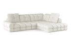 Canapé d'angle convertible électrique avec coffre de rangement VOLTERRA L - 302 x 217 cm - WERSAL