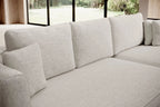 Canapé d'angle convertible avec coffre de rangement TOSCANE - 284 x 183 cm