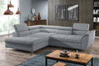 Canapé d'angle convertible avec coffre de rangement CADENCE L - 289 x 218 cm - WERSAL