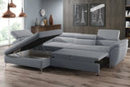 Canapé d'angle convertible avec coffre de rangement CADENCE L - 289 x 218 cm - WERSAL